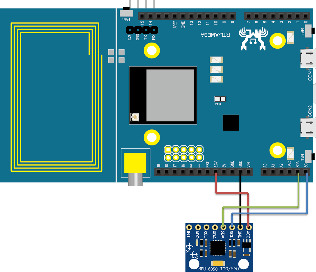 MPU6050 with Arduino - Display Gyro and Accelerometer values on OLED